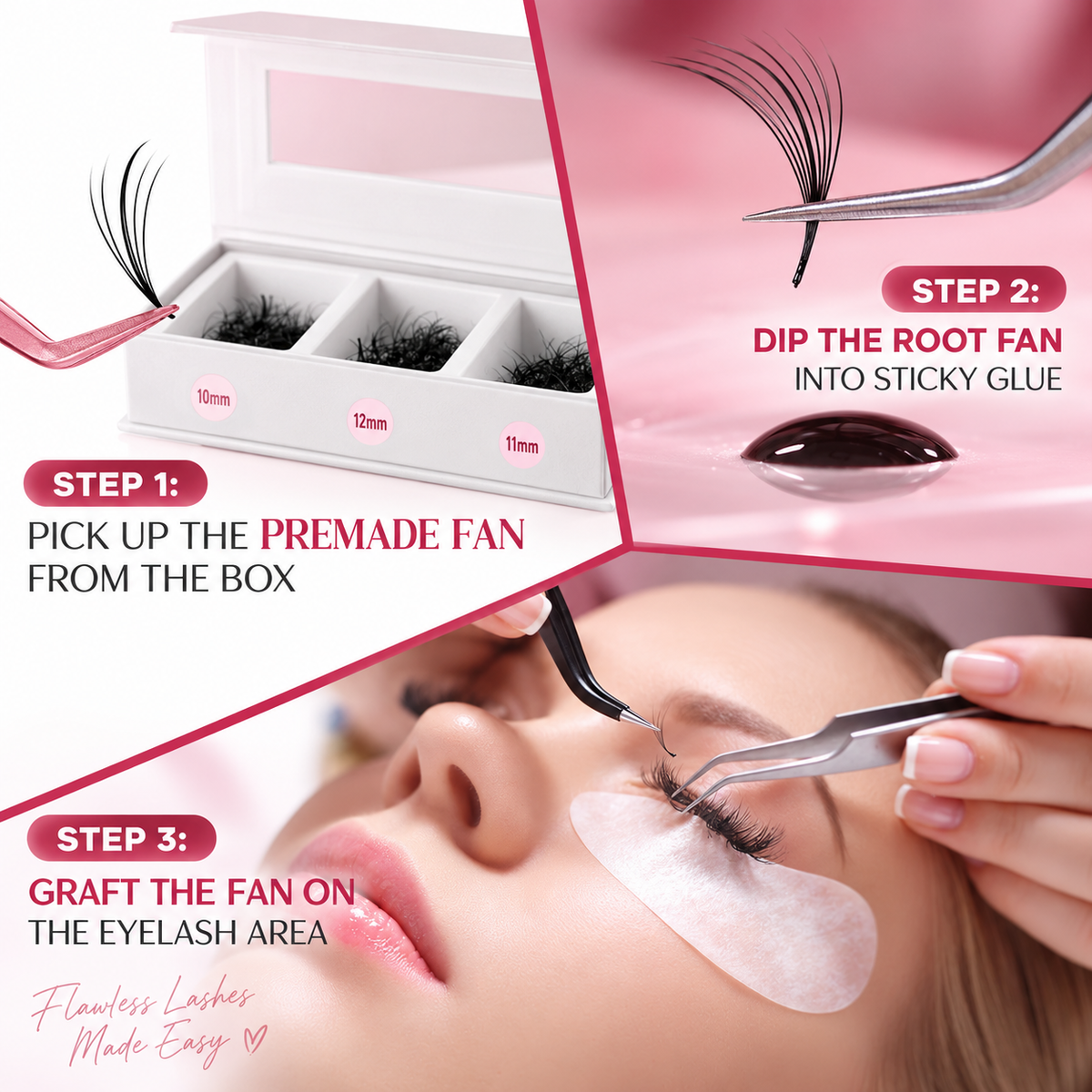 Promade fans loose 3D-8D | 0.03, 0.05, 0.07 | 500 fans