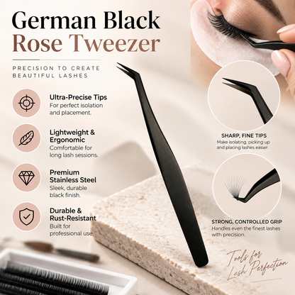 Glamor Black Tweezers