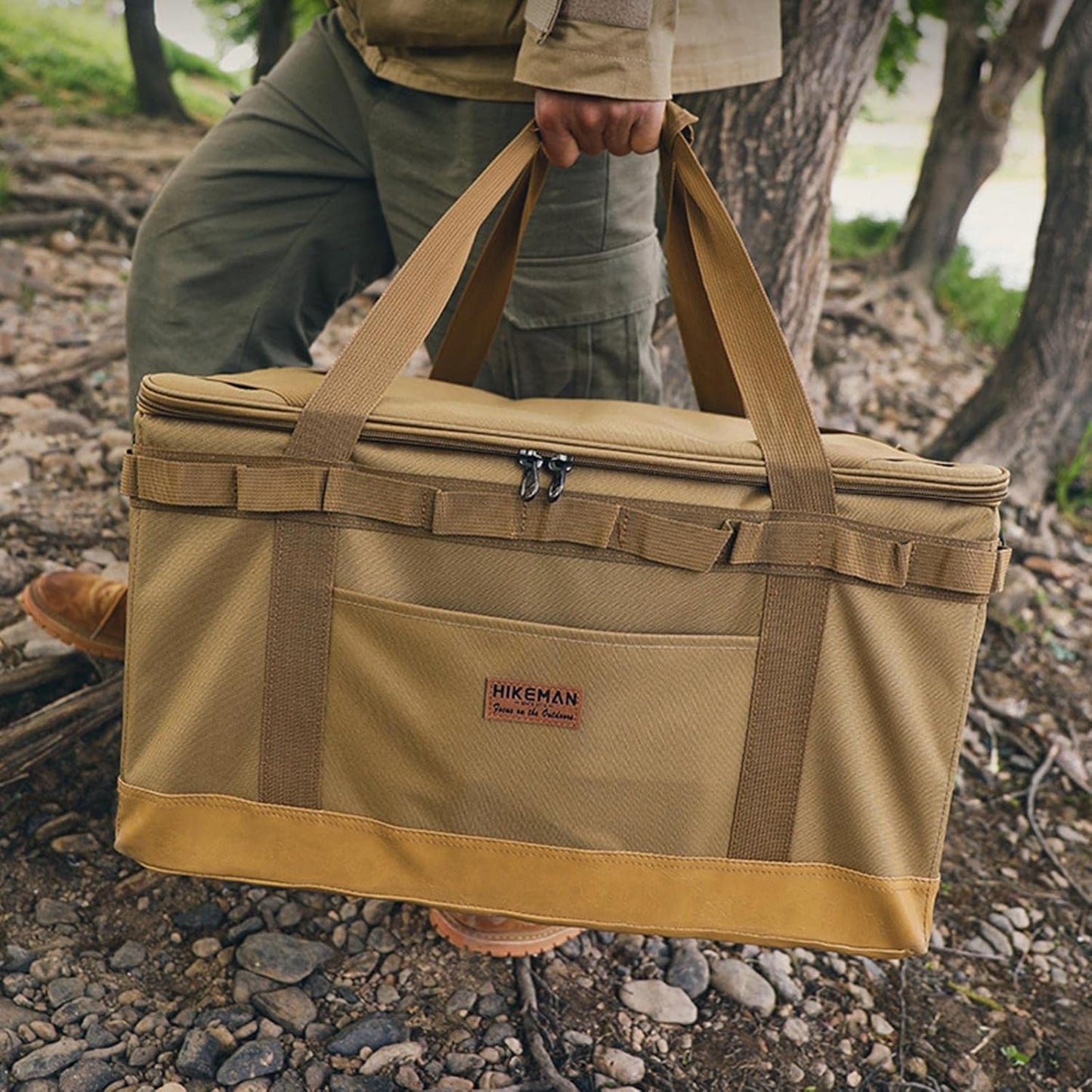 57L Waterproof & Lightweight Camping Gear Bag – Large Capacity, Durable & Portable