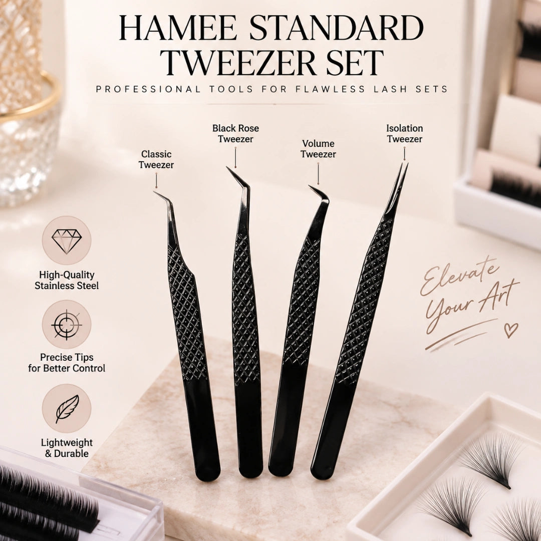 Glamor Black Tweezers