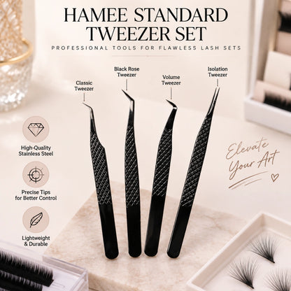 Glamor Black Tweezers