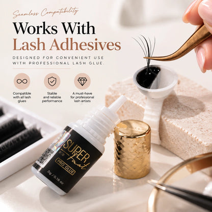 Super Fast Black Lash Glue – 0.18 oz | 1–2 Sec