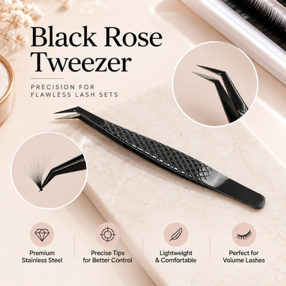 Glamor Black Tweezers