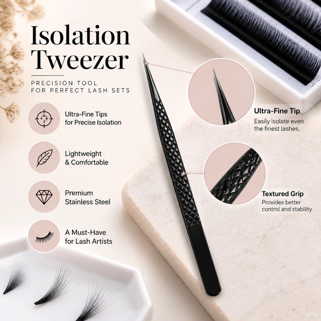 Glamor Black Tweezers