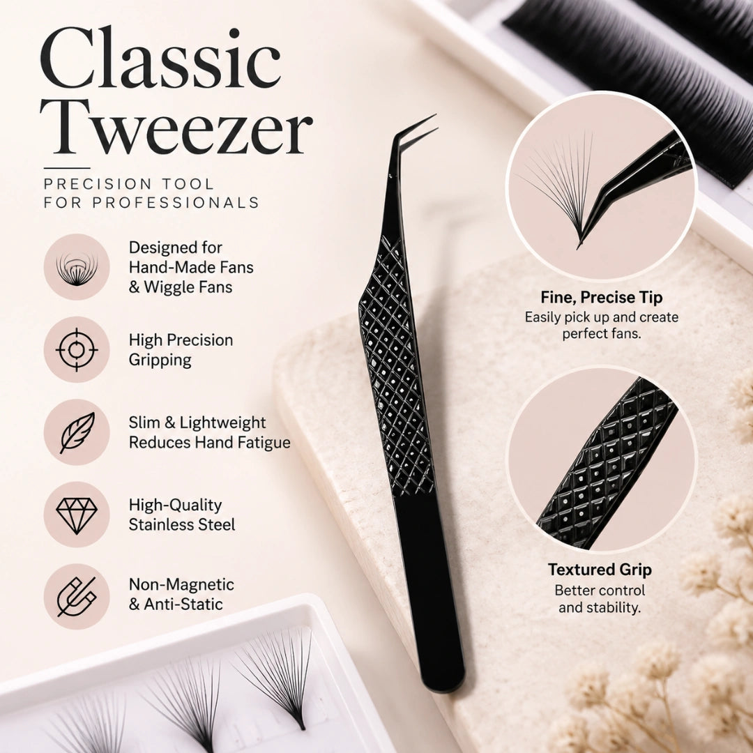 Glamor Black Tweezers