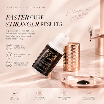 Super Fast Black Lash Glue – 0.18 oz | 1–2 Sec